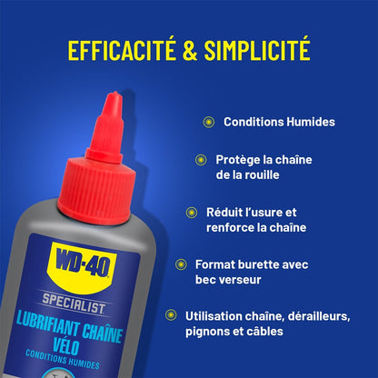 Kettenöl WD-40 SPECIALIST Nasse Bedingungen (100 ml)
