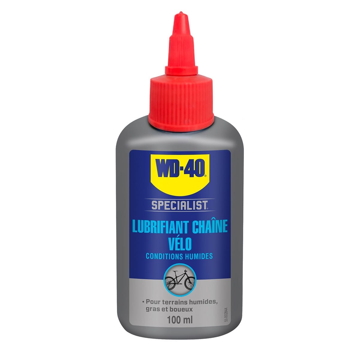 Lubrifiant Chaîne WD-40 SPECIALIST Conditions Humides (100 ml)