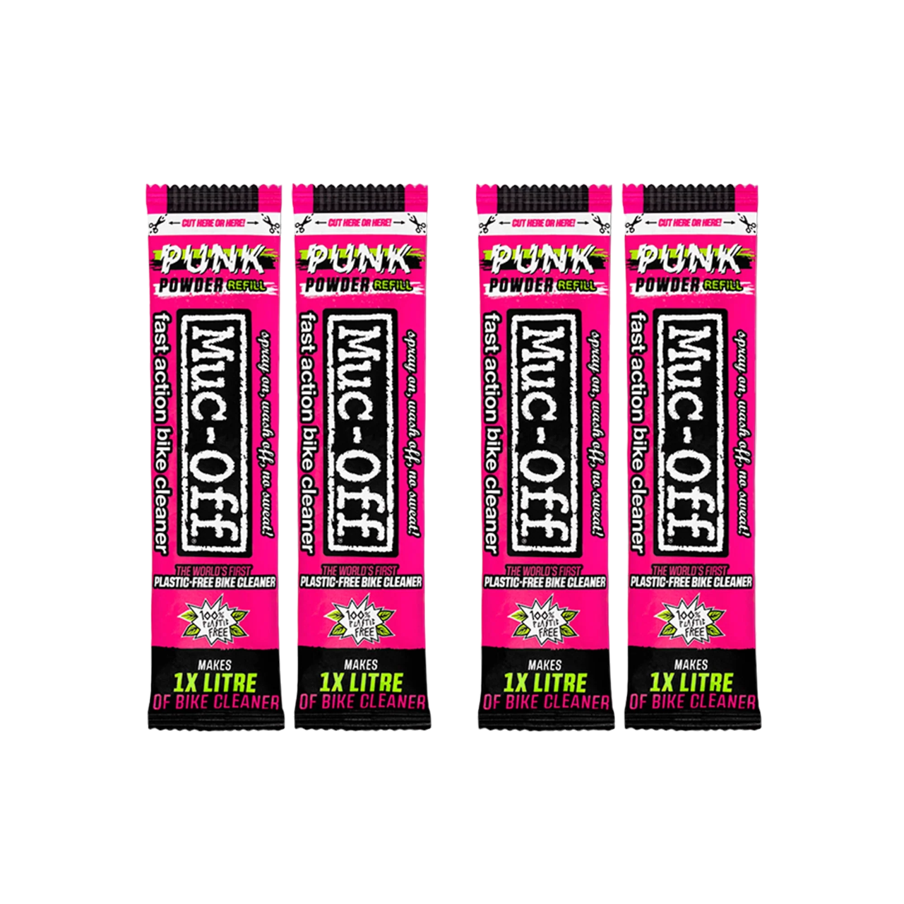 MUC-OFF PUNK POWDER Reinigungspuder zum Auflösen (4 Stick)