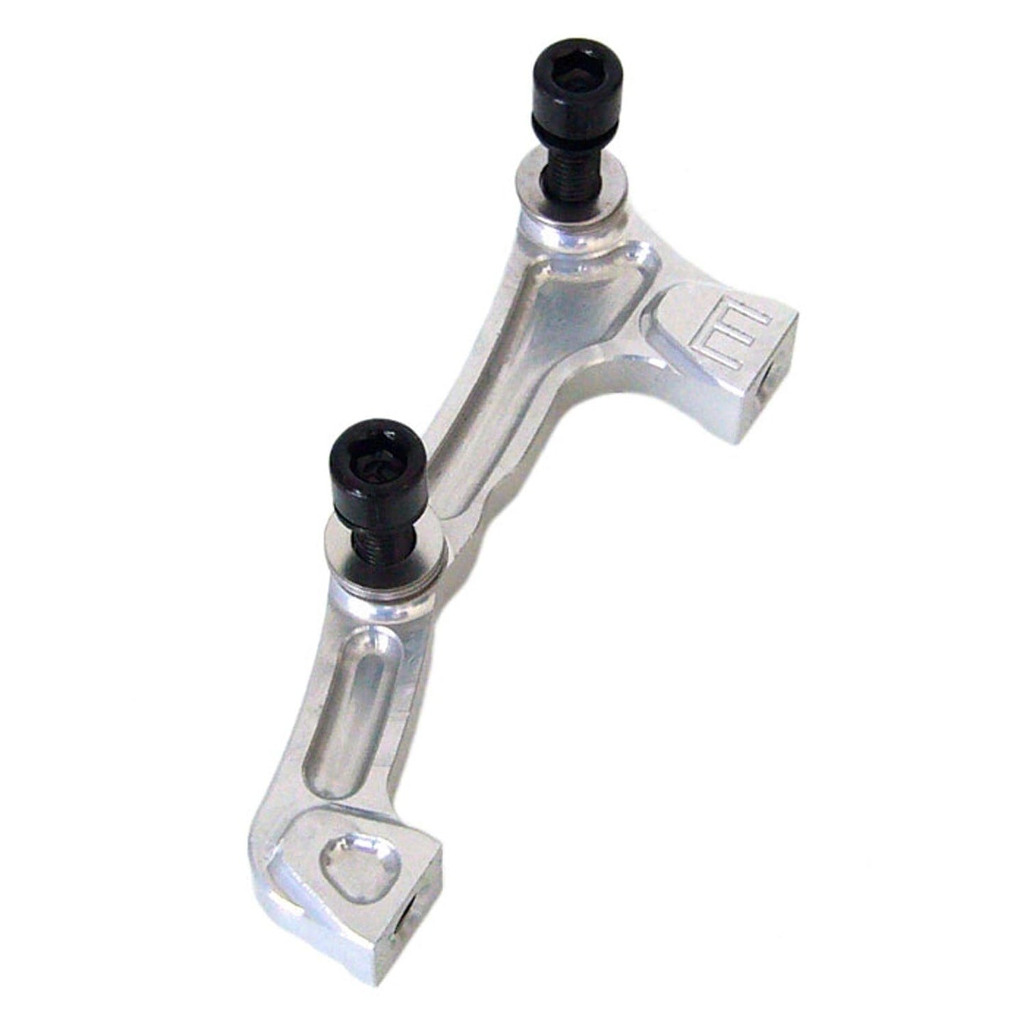 Adapter Vorderer Bremssattel PM / IS FOX 40 HOPE Scheibe 203 mm #HBME Silber