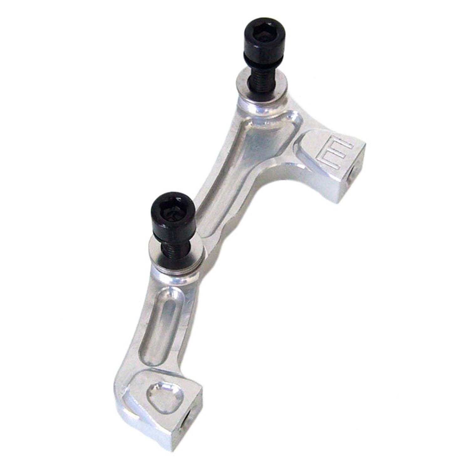 Adapter Vorderer Bremssattel PM / IS FOX 40 HOPE Scheibe 203 mm #HBME Silber