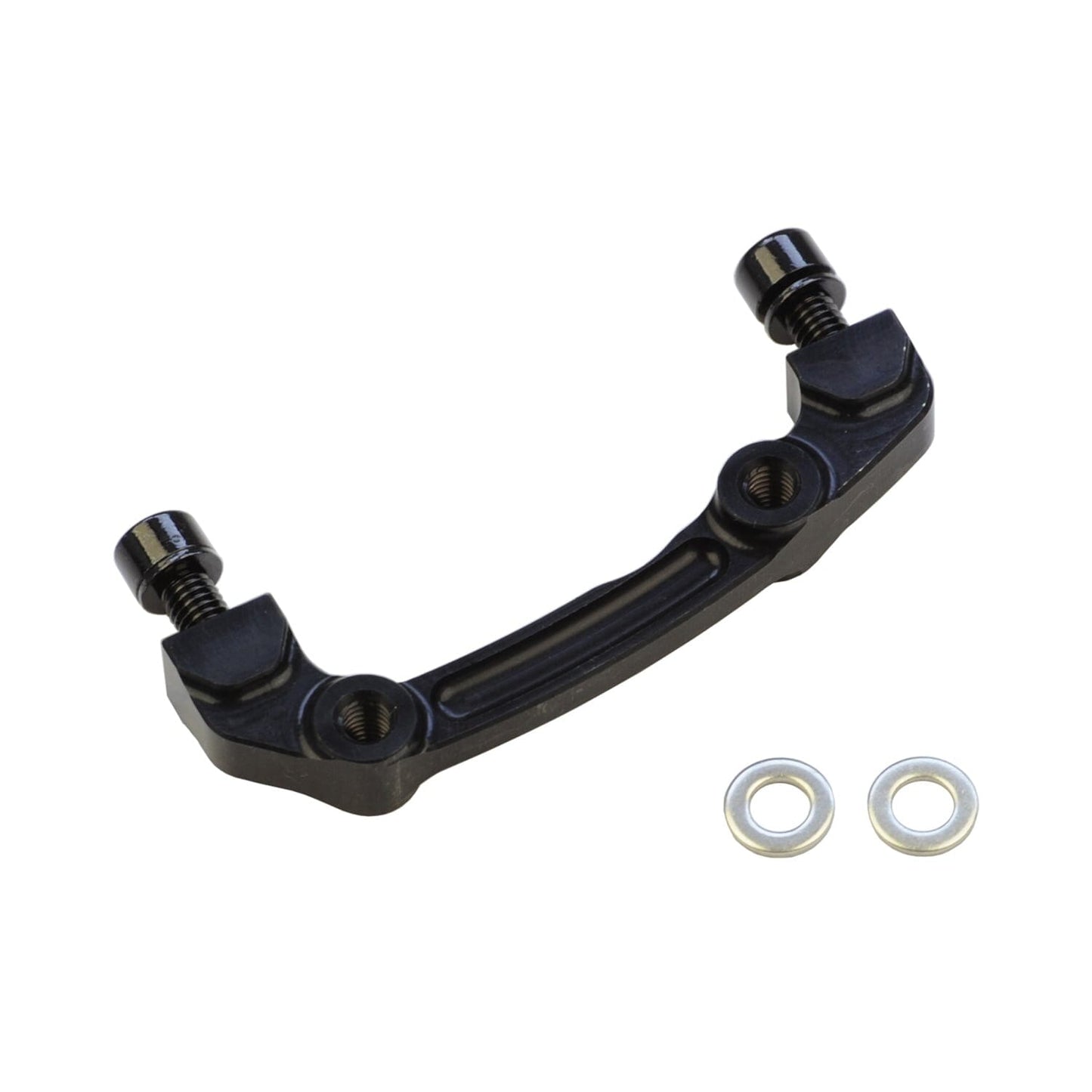 Adapter Bremssattel vorne / hinten PM / IS HOPE (vorne 180mm / hinten 160mm) #HBMF Schwarz