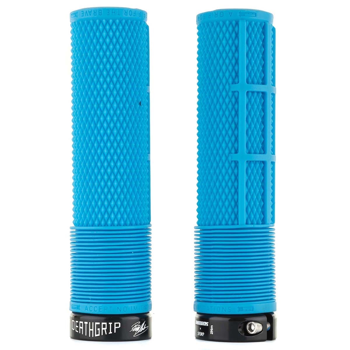 DMR DEATHGRIP Medium Lock-on Grips Blau