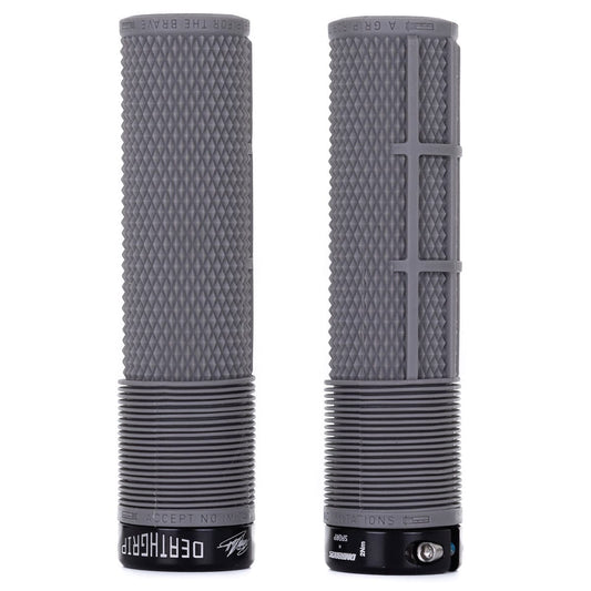 DMR DEATHGRIP Large Lock-on Grips Grau