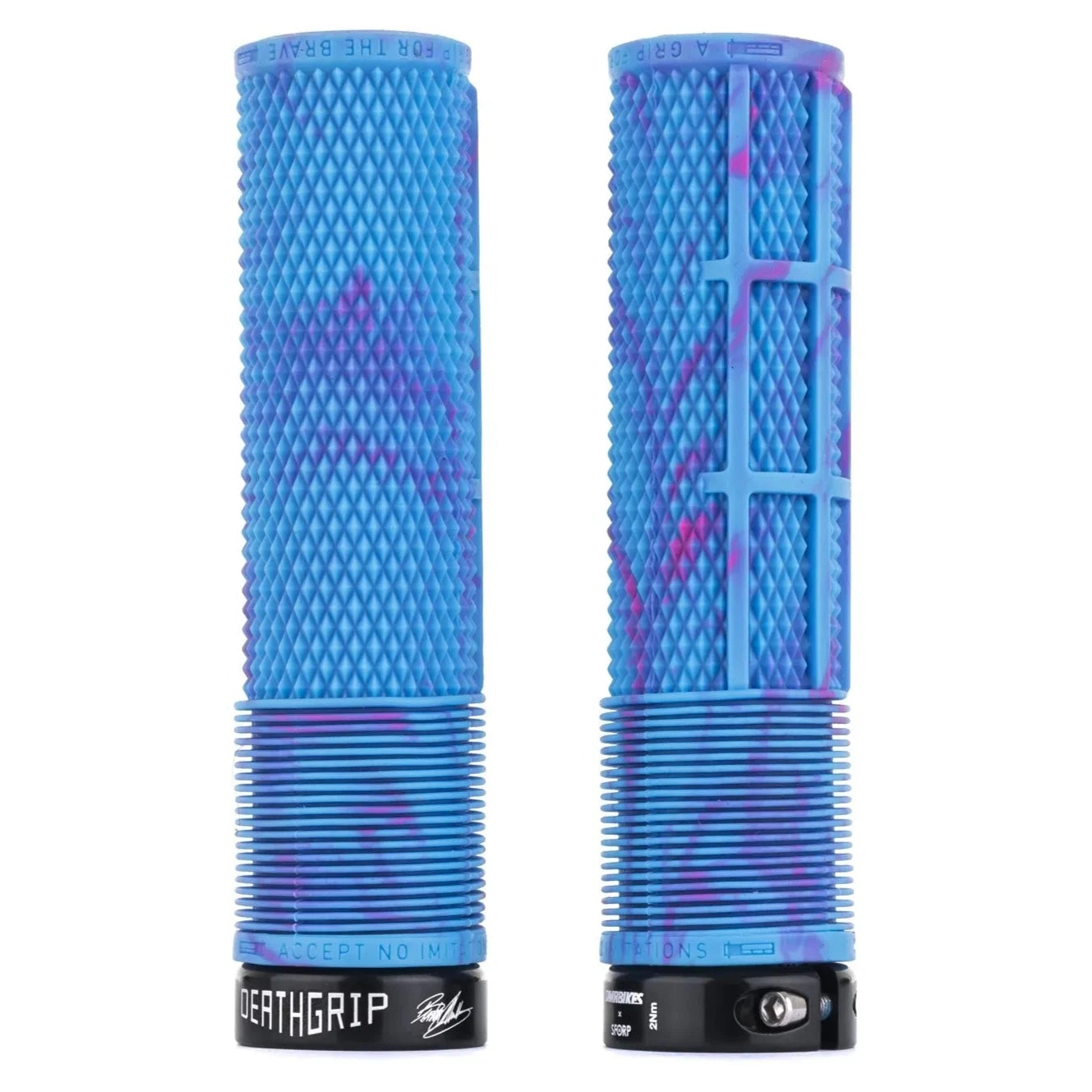 DMR DEATHGRIP Large Lock-on Grips Blau/Camo