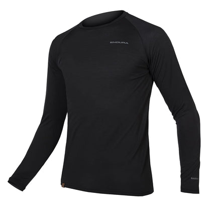 Unterwäsche ENDURA BAABAA BLEND Lange Ärmel Schwarz