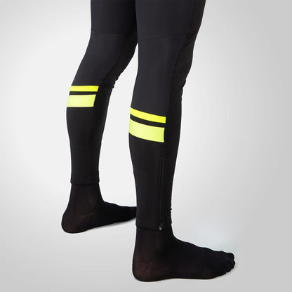 Lange Trägerhose ENDURA WINDCHILL Schwarz/Gelb