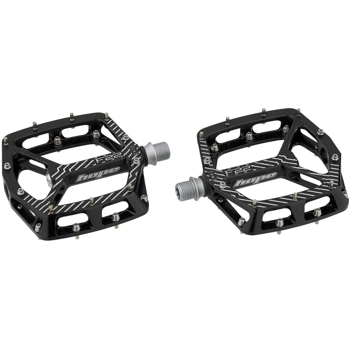 hope pedale schwarz Pedale flach HOPE F22 Schwarz – Probikeshop