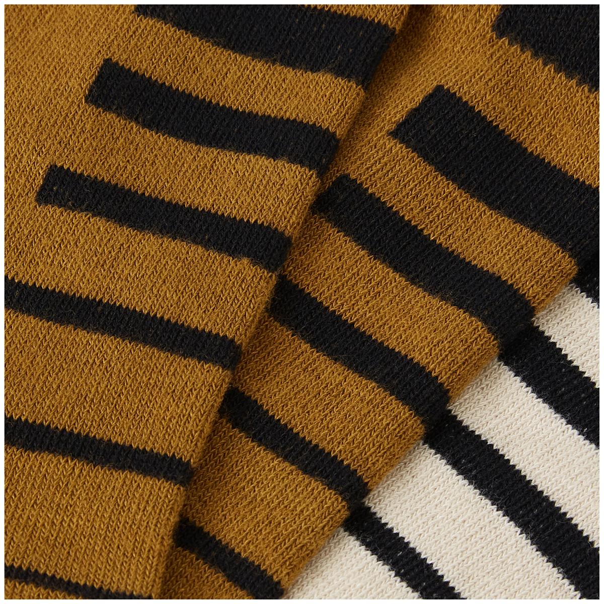 ENDURA COOLMAX STRIPE Socken 2 Paar Bronze/Rot