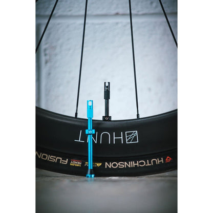 Tubeless-Ventile PEATY'S x Chris King MK2 Presta 80 mm (x2) Schwarz