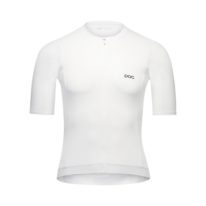 Maillot POC CADENCE Kurzarm Weiß