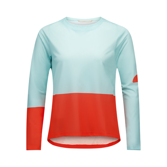 POC MOTION AIR Trikot Langarm Frau Blau/Orange