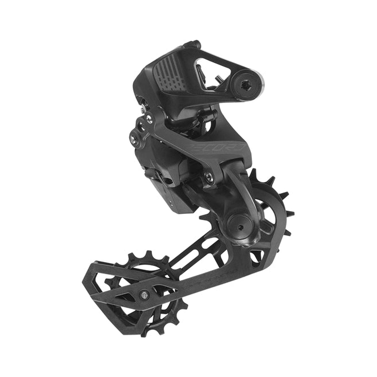 CAMPAGNOLO RECORD WRL 1/2x13-fach-Schaltwerk mit Kupplung – Produktansicht auf weißem Hintergrund
