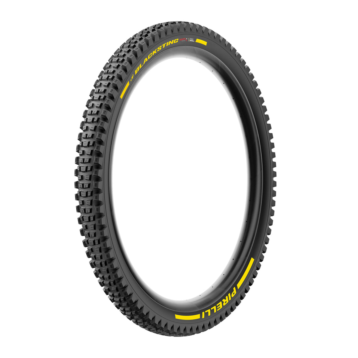 PIRELLI SCORPION BLACK STING Reifen 27.5x2.40 Soft ProWall Tubeless Ready Faltreifen Schwarz/Gelb Team-Edition