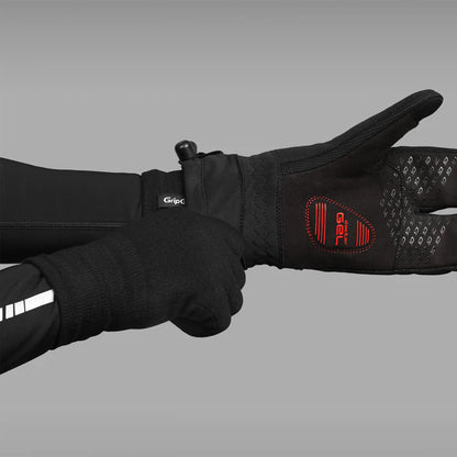 GRIPGRAB MERINO Unterhandschuhe Schwarz