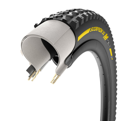 Reifen PIRELLI SCORPION RACE XC M Lite 29x2.40 Tubeless Ready Faltbar Schwarz/Gelb Team Edition