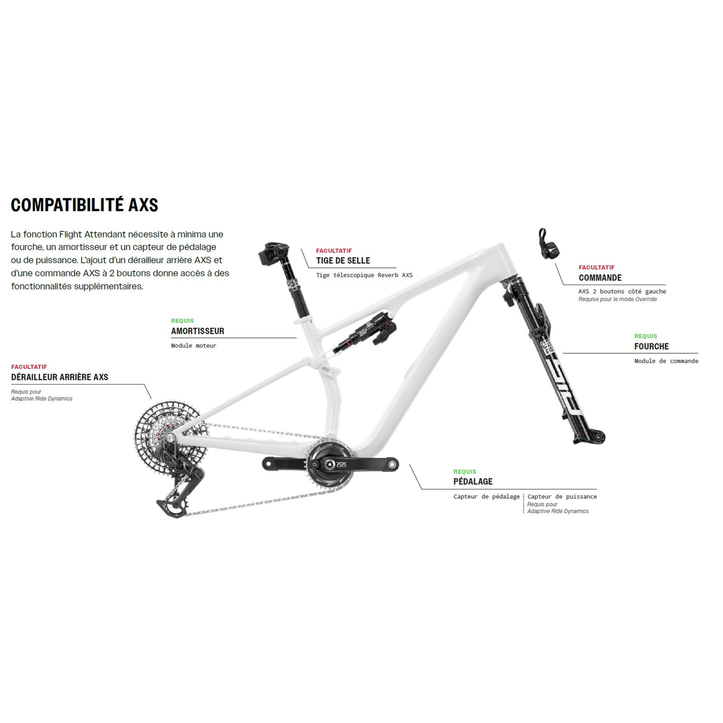 ROCKSHOX SIDLUXE ULTIMATE Flight Attendant Stoßdämpfer für Santa Cruz Blur TR 2022+
