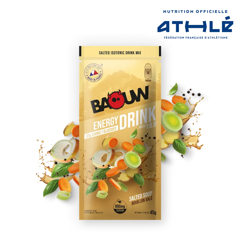 BAOUW ISOTONIC Energiegetränk Salzige Brühe 45 g