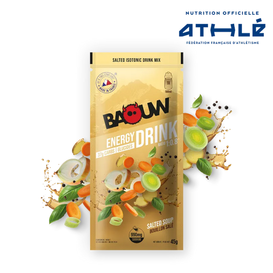 BAOUW ISOTONIC Energiegetränk Salzige Brühe 45 g