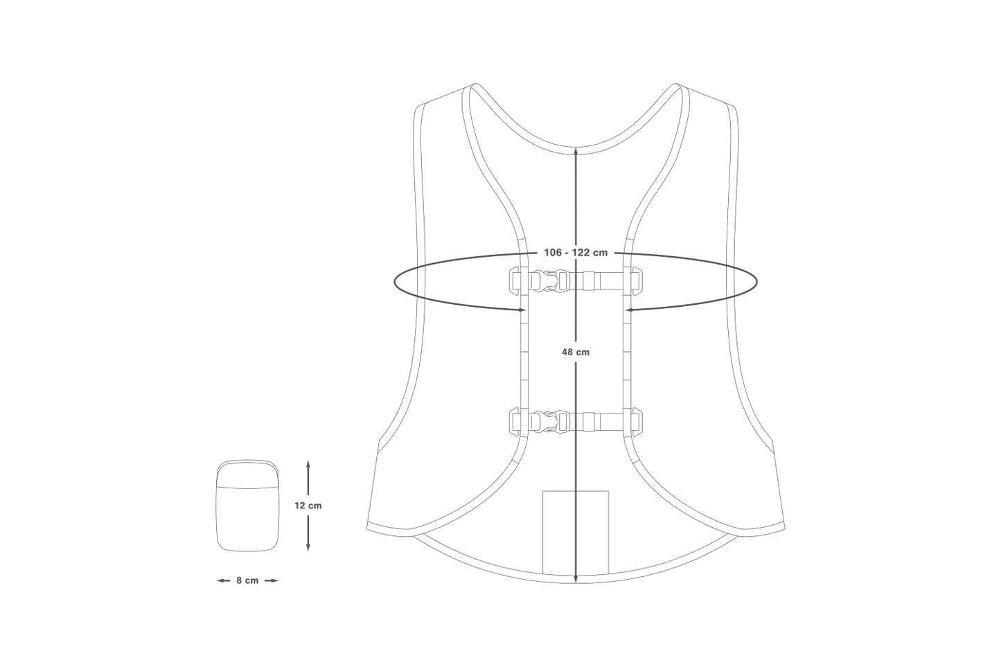 APIDURA PACKABLE VISIBILITY VEST Sichtbarkeitsweste
