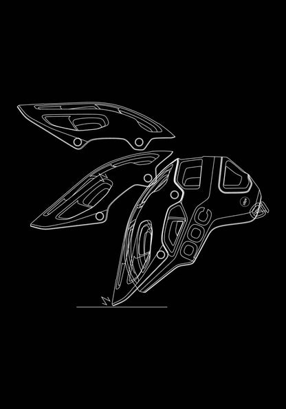 MTB-Helm POC CULARIS PURE Grau/Weiß
