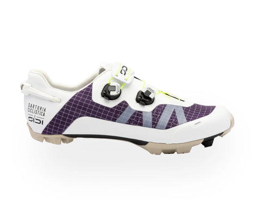 SIDI COFFEE GRINDER 2 XC/Gravel-MTB-Schuhe Weiß/Violett