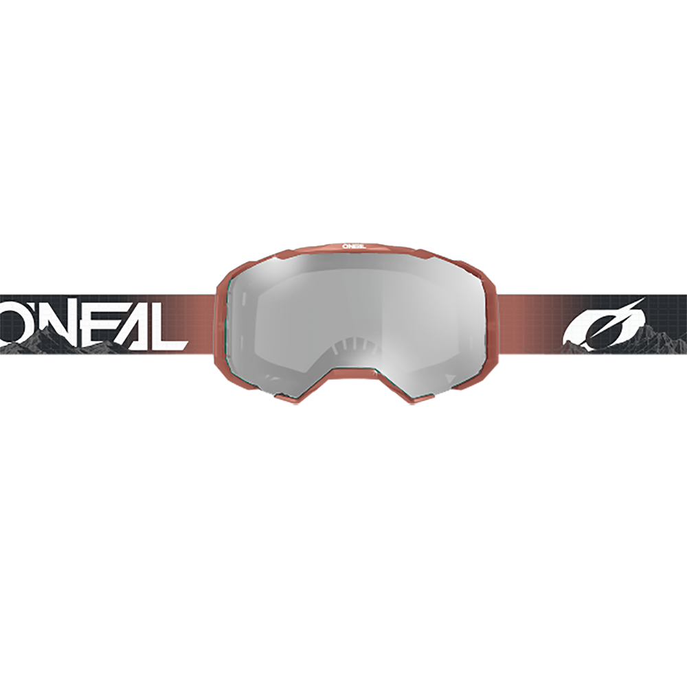 O'NEAL B-22 COVERT Maske Schwarz/Rot Klarer Schirm