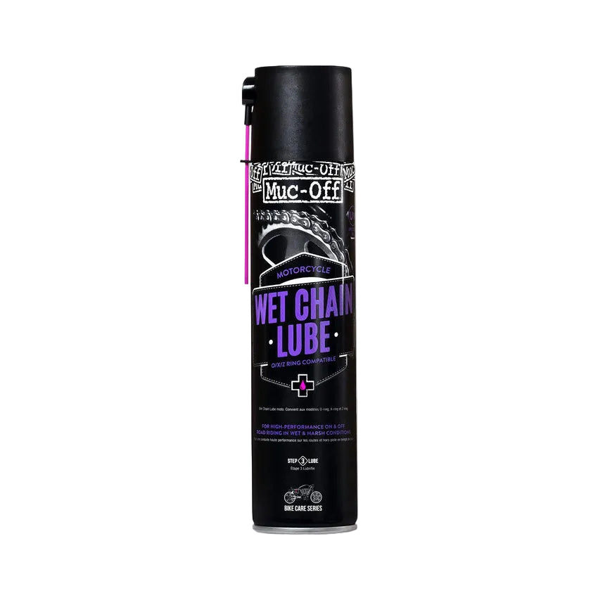 Kettenschmiermittel-Spray MUC-OFF WET WEATHER CHAIN LUBE AEROSOL (400 ml)