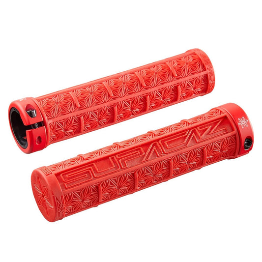 Grips SUPACAZ GRIZIPS Lock-On Rouge