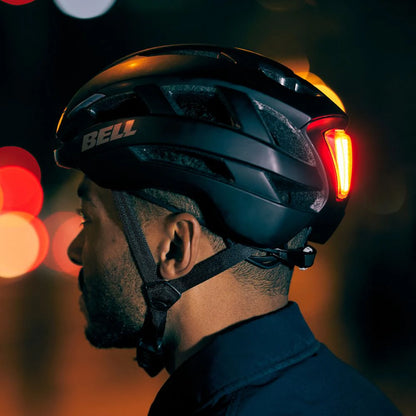 Rennradhelm BELL FALCON XR LED MIPS Weiß/Schwarz