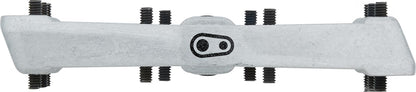 Flachpedale CRANKBROTHER STAMP 2 Small Silber