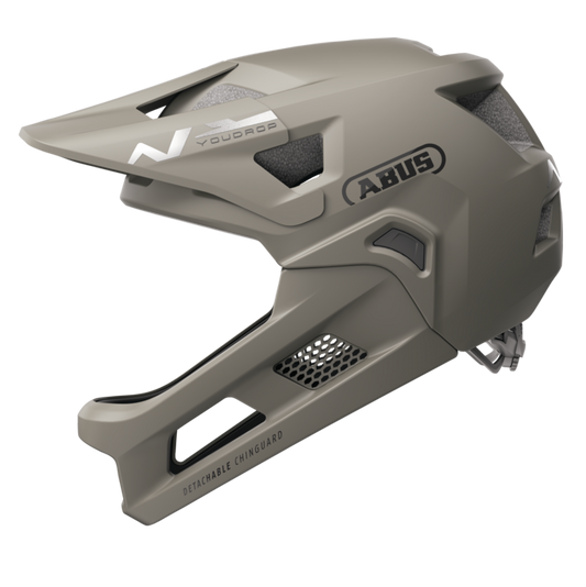 MTB-Helm ABUS YOUDROP FF Junior Dust Grau