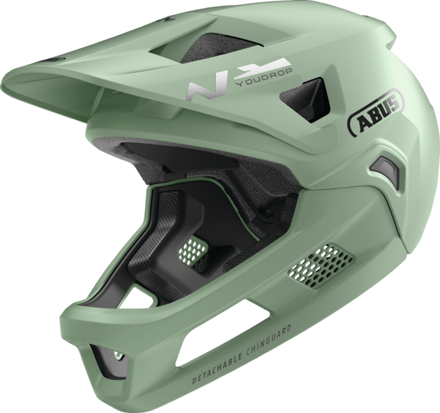 MTB-Helm ABUS YOUDROP FF Junior Mist Grün