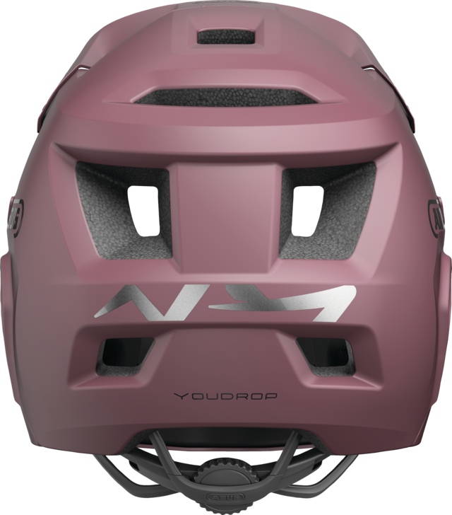 ABUS YOUDROP FF Junior MTB-Helm Blush Rot