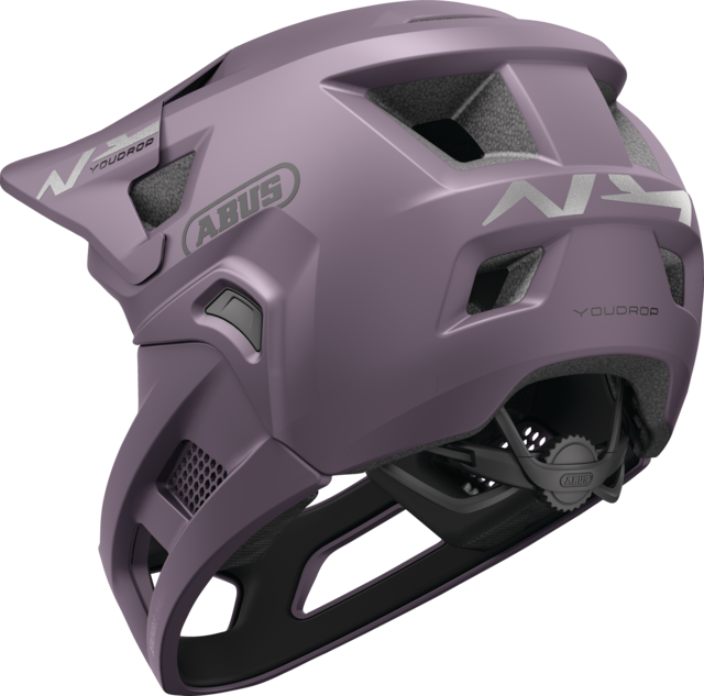 ABUS YOUDROP FF Junior MTB-Helm Salt Violett