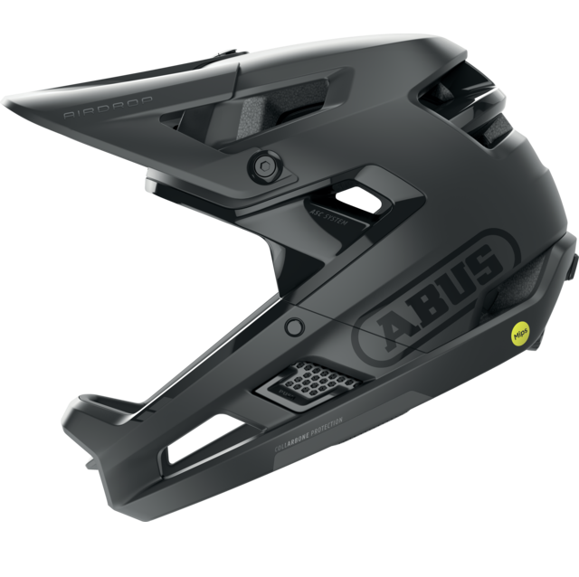 ABUS AIRDROP MIPS MTB-Helm Schwarz Matt