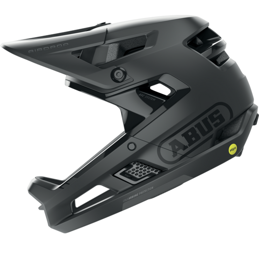ABUS AIRDROP MIPS MTB-Helm Schwarz Matt