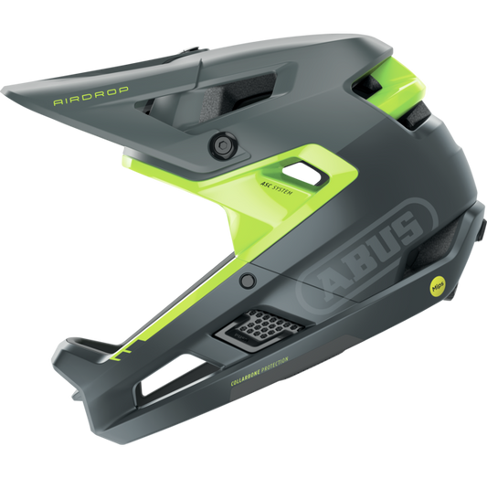 ABUS AIRDROP MIPS MTB-Helm Grau/Gelb
