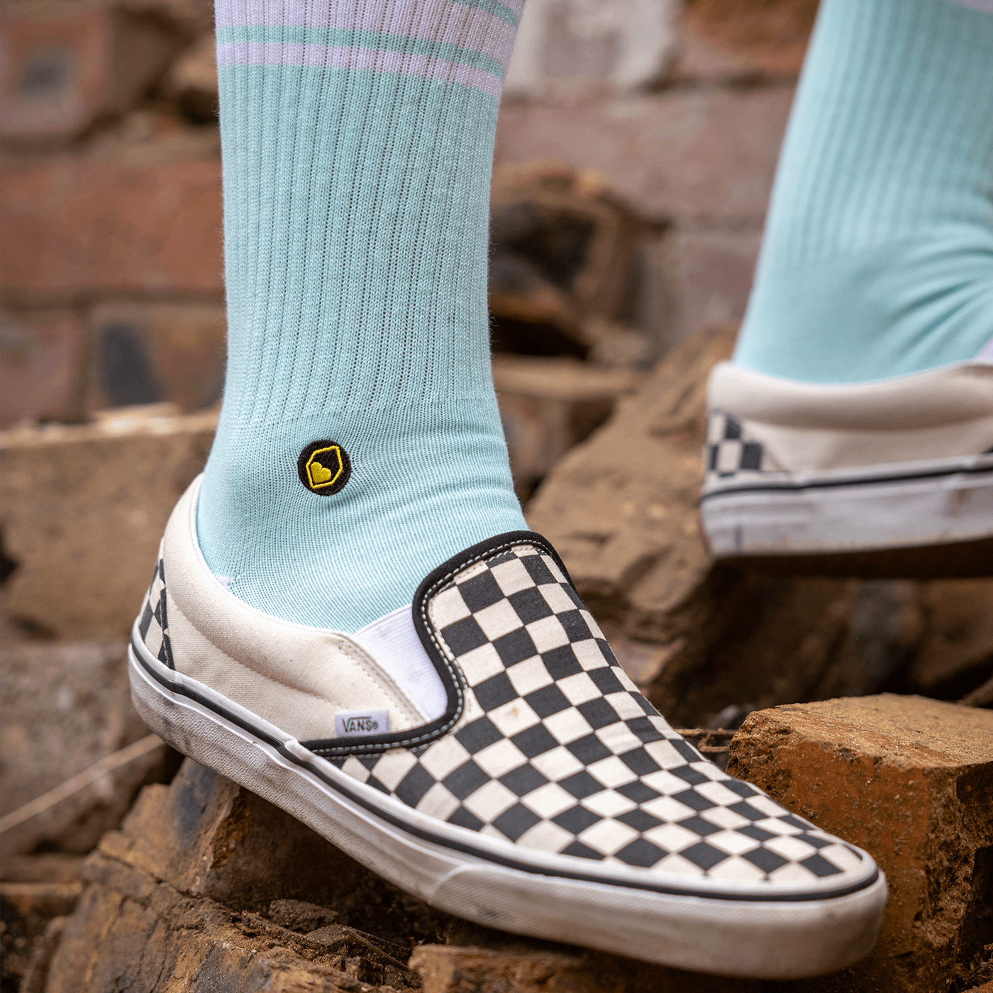 BURGTEC EVERYDAY CREW Socken, Himmelblau