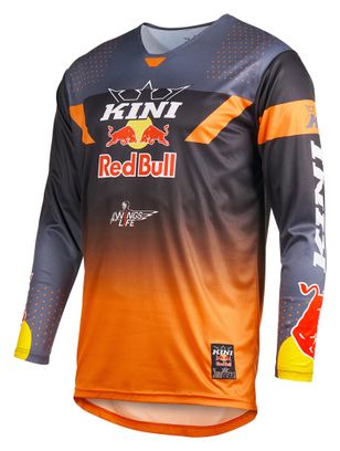 O'NEAL MXC Kini Red Bull 2.0 Langarmtrikot Grau/Orange – Vorderansicht