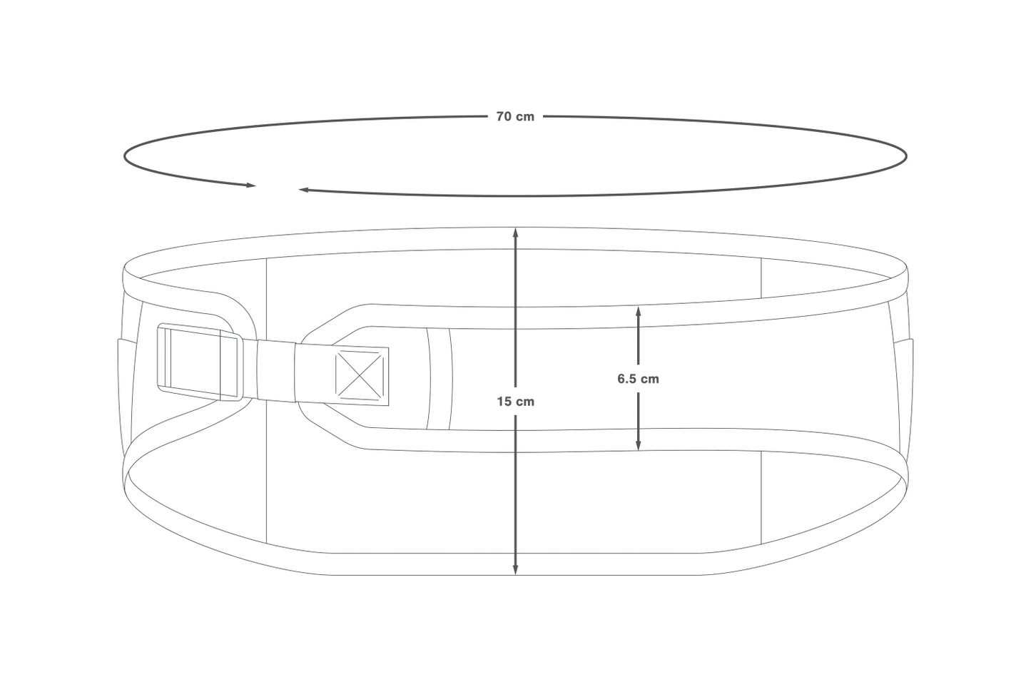 Banane APIDURA EXPEDITION WAIST BELT Schwarz