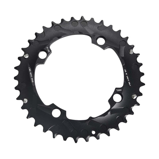 Plateau Extérieur SRAM/TRUVATIV 2x10V 4 Trous 104mm 38 Dts Alu Noir