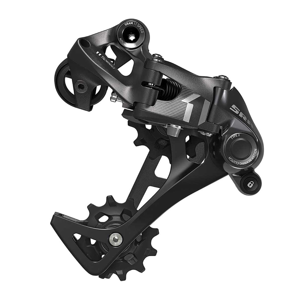 Hinterer Umwerfer SRAM X1 TYPE 2.1 1x11V Lange Kette Schwarz *.