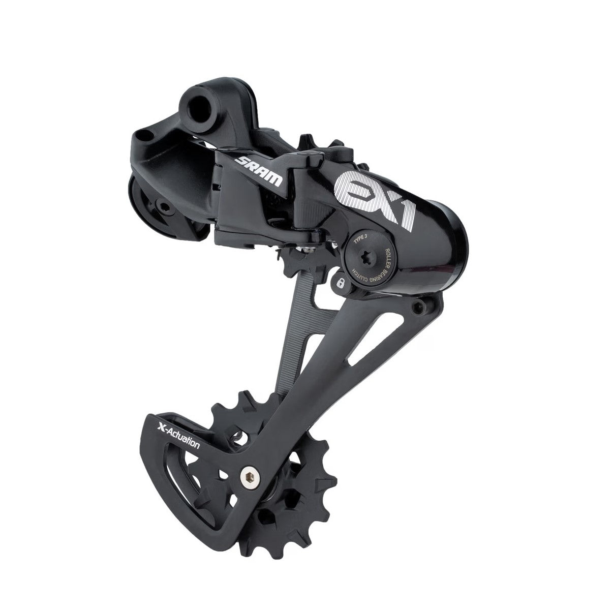 SRAM EX1 8V VTTAE Langer Umwerfer Schwarz