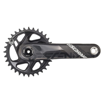 Kurbelgarnitur 12-fach TRUVATIV EAGLE DESCENDANT CARBON DUB Direct Mount Schwarz