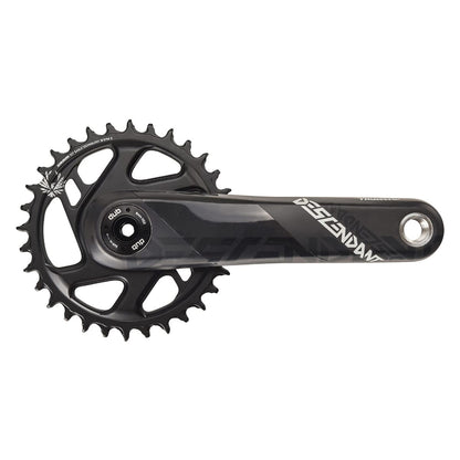 12-Gang-Kurbel TRUVATIV EAGLE DESCENDANT CARBON BOOST DUB Direct Mount Schwarz