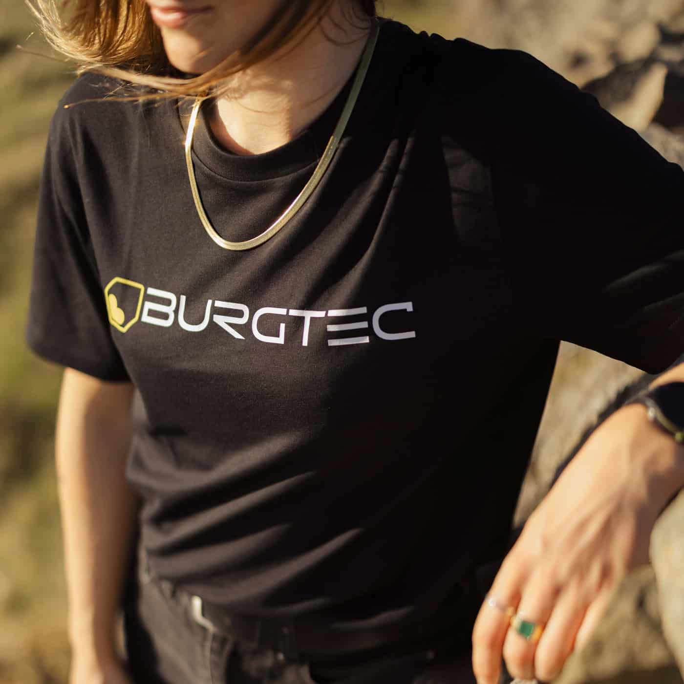 BURGTEC Logo T-Shirt Schwarz