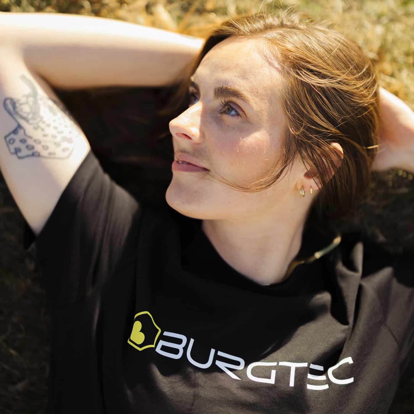 BURGTEC Logo T-Shirt Schwarz