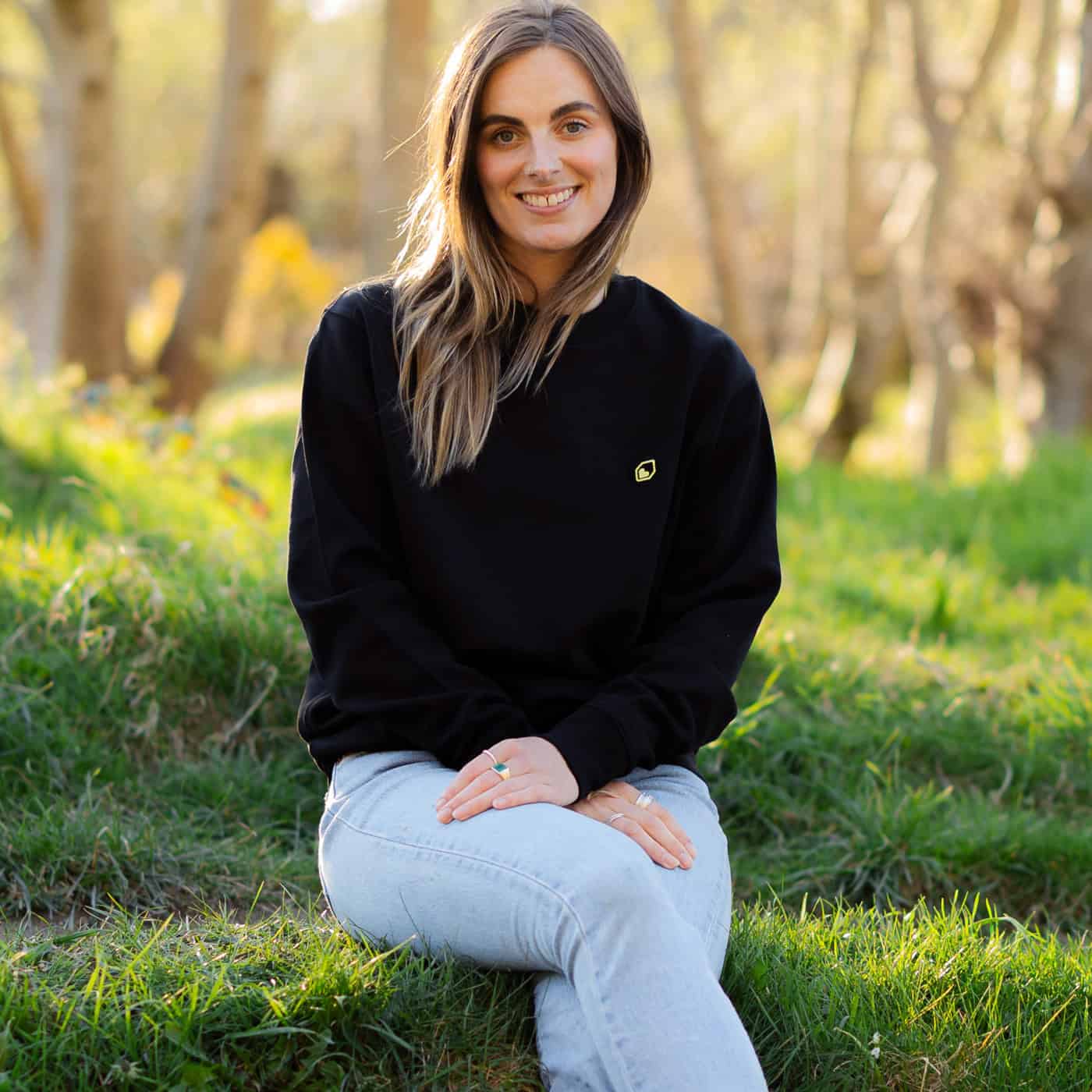 BURGTEC Logo Sweatshirt Schwarz