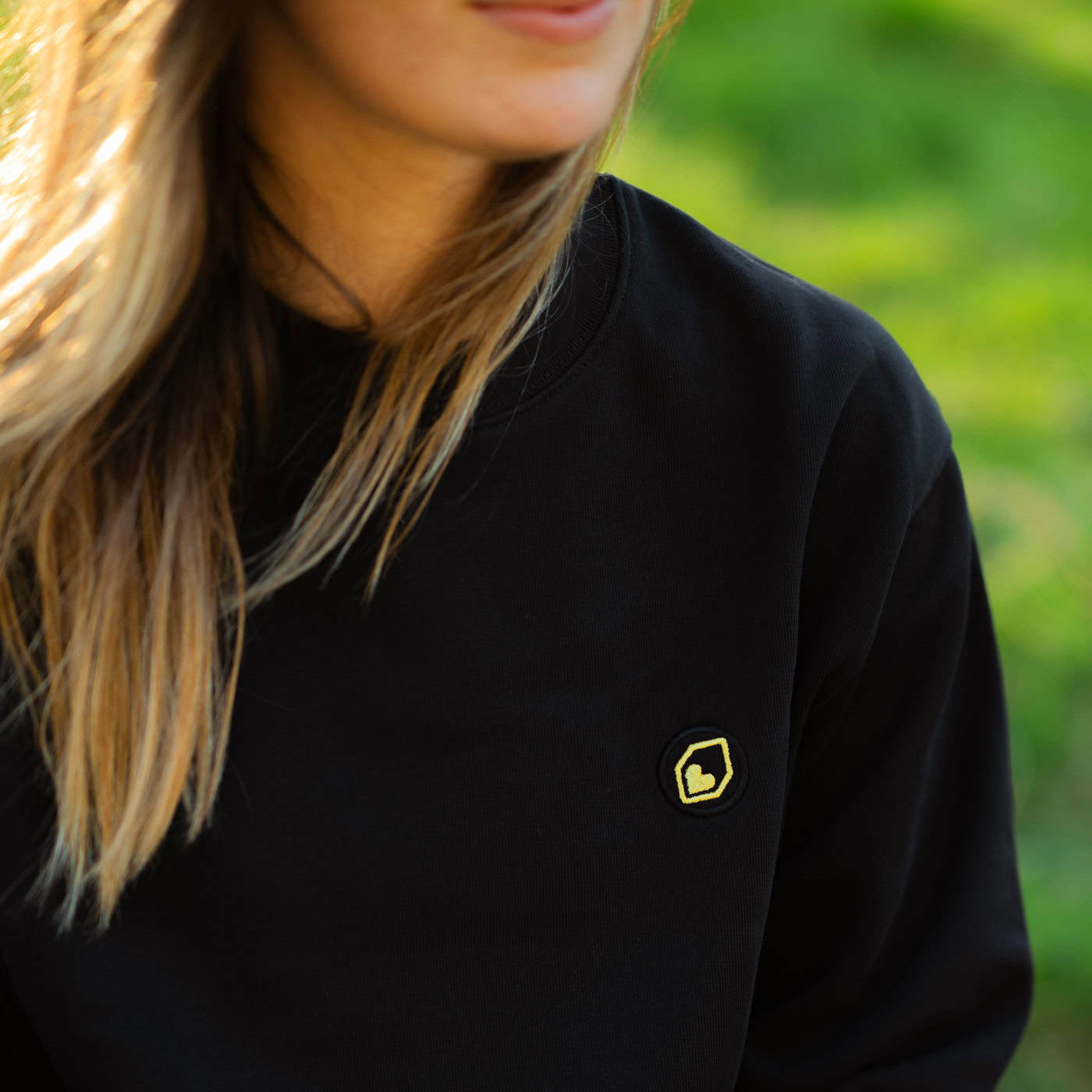 BURGTEC Logo Sweatshirt Schwarz